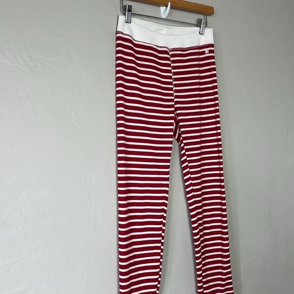 Lucky Brand Waffle Stretchy Red/White Stripe Pajama Set - Picture 11 of 11